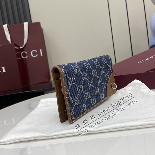 Gucci專櫃古馳最新款男女長夾錢包 jh2816型號：821802